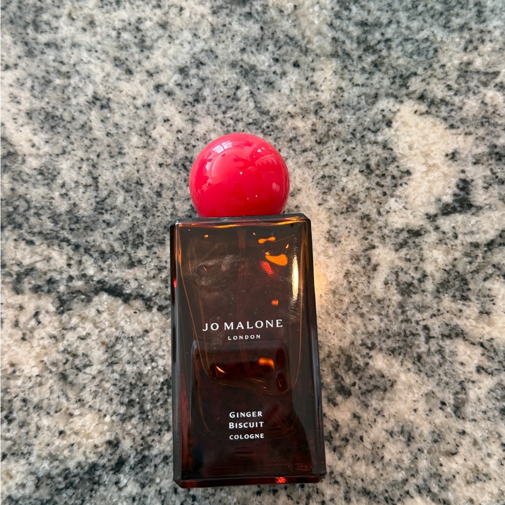 Jo Malone Ginger Biscuit Cologne with Red Cap and Amber Bottle